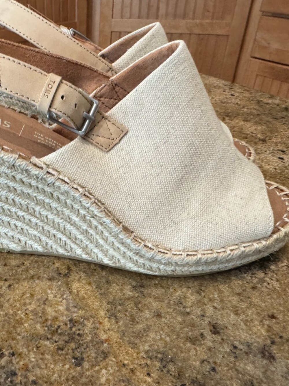 Tom's Monica Wedge Sandal, NWOT Size 9 - Picture 6 of 10